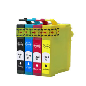 HESHUN T1291 T1292 T1293 T1294 T 1291 Cartouche d'encre couleur compatible de qualité supérieure pour imprimante Epson STYLUS <span class=keywords><strong>Sx435w</strong></span> Sx525wd - Product Image 1