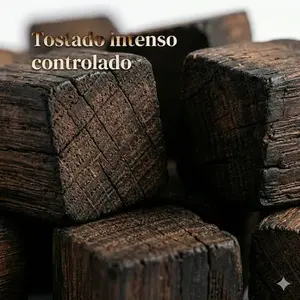 The Barrel House Virutas de Roble Americano 1kg Tostado Oscuro Reutilizables Utensilios de Bar para Ahumar Cócteles - Product Image 2