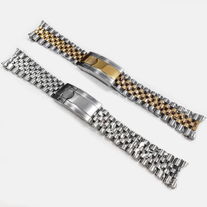 Bracelet en acier inoxydable 904L de haute qualité, 20 mm, boucle <span class=keywords><strong>Jubilee</strong></span> argentée, adapté aux bracelets 116710 126710 GMT - Product Image 1