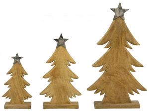 Árboles de Navidad de Metal y Madera para Mesa - Product Image 4