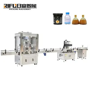 Automatic 5000ml Paste Bottle With Washing Mixing And Heating Filling Capping Machines