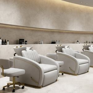 Hochwertiger Blauer Sincoo Waschsessel mit Wassersprühvorrichtung, Verstellbaren Beinen und Anpassbarer Farbe, <span class=keywords><strong>Shampoo</strong></span>-Bett - Product Image 4