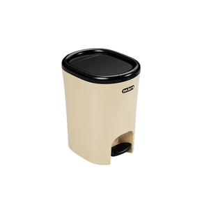 Mbro Trash Can Oval 12L Plus Foot Pedal With Lid For Bathroom And Living Room - Product Image 5