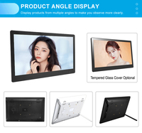 Écran large fin de 13 pouces, lecteur vidéo LCD de 13 pouces avec carte USB SD, affichage publicitaire, signalisation numérique