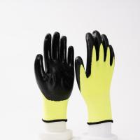 Gants de protection du travail en polyester 15 jauges, palme renforcée en nitrile, lavables