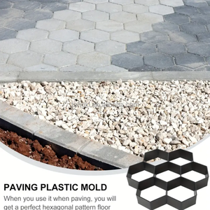 Lục giác Tự làm gạch khuôn tổ ong xây dựng mẫu đất cứng vật liệu nhự<span class=keywords><strong>a</strong></span> đất đổ bê tông - Product Image 4