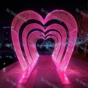 Soft Glow Heart Decorative <b>Light</b> for Creating Romantic Ambience at Weddings Christmas Gatherings and Evening Events - Product Image 5