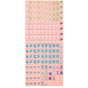 Tuiles de Mahjong Américain en Acrylique à Gravure Simple Couche Personnalisée, 160 Pièces - Product Image 5