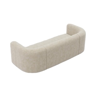 Nén Đóng Gói Sofa Bọt Hiện Đại Vải Nhung Nén Cong Sofa Cắt Sàn Sofa Cho Nhà Phòng Khách Apartm - Product Image 6
