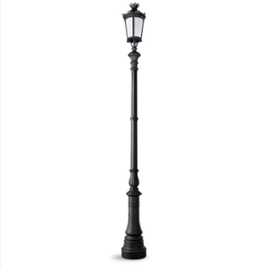 Poteaux de lampadaire en profilé polygonal en aluminium Jieyao, moulés au sable, pour usage en jardin, garantie 10 ans, revêtement poudré, galvanisation à chaud, tailles 3M-6M - Product Image 3