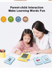 Planche à dessin Graffiti pour enfants avec <span class=keywords><strong>carte</strong></span> flash jaune intelligente, Machine d'entraînement à la lecture et au dessin avec Alphabet et véhicule Animal pour apprendre - Product Image 6