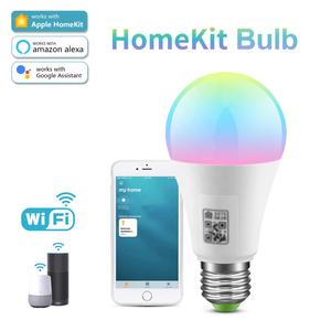 A19 E26/ E27 Base 9w 100-265V Zigbee <span class=keywords><strong>Homekit</strong></span> de <span class=keywords><strong>Apple</strong></span> teléfono Control por voz de Siri, RGBCW bombilla inteligente - Product Image 2