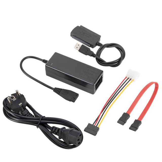 Cantell USB 2.0 to SATA/IDE/PATA Converter Hard Drive Adapter for 2.5"/3.5"SATA HDD/SSD