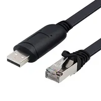 Tak ve çalıştır 6ft WIN10 FT232 PL2303 USB RS232 to RJ45 konsol Rollover kablo
