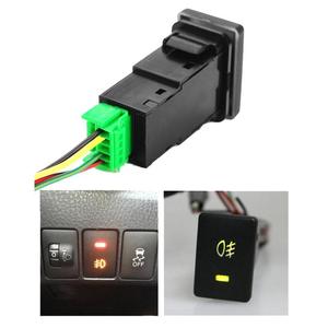 Interrupteur de phare antibrouillard LED 12V 200mm 4 fils de haute qualité avec bouton marche/arrêt pour Toyota Camry <span class=keywords><strong>Corolla</strong></span>, relais de commutateur de voiture, voyant lumineux - Product Image 3
