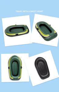 Kayak Gonflable en PVC de Taille Unique 175CM <span class=keywords><strong>Bateau</strong></span> Canot Annexe pour Jeux Aquatiques Aviron Pêche Surf Lac Rivière Pliant - Product Image 5