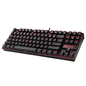 2021 लोकप्रिय Redragon K552 वायर्ड 87 चाबियाँ कंप्यूटर यांत्रिक गेमिंग कीबोर्ड