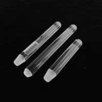 Tige capillaire en quartz de silice fondue transparente de haute pureté et de grand diamètre, pour chauffage, soudage, découpe et semi-conducteurs