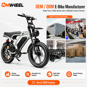Bicicleta Eléctrica de Montaña QMWHEEL V20 Limited, Batería de Litio de 48V Extraíble, Neumáticos Anchos, Frenos Hidráulicos, Suministro al por Mayor para Distribuidores, OEM - Product Image 1