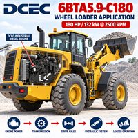 Prix d'usine SCDC DCEC Série de moteurs diesel Cum 6B 6BT 6BTA5.9 6BTAA5.9 6BTA5.9-C180 pour chargeuses de machines de construction