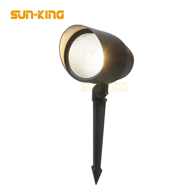 Decorative warm white landscape lawn spotlight 10W 20W cob led garden light led spike 12V IP65 outdoor lamp