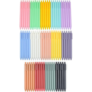 Custom Logo Silk Screen Printed Quick-Dry Plastic Promotional Ballpoint <b>Pens</b> with Company Brand - Product Image 3