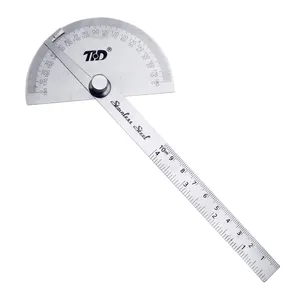 Factory Supply Measurement Technology Universal Metric Angle Ruler Device Protractor