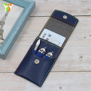 Custom-made <b>nail</b> clipper case, manicure tweezers tool bag, three-piece manicure <b>kit</b> with protective cover and storage. - Product Image 4