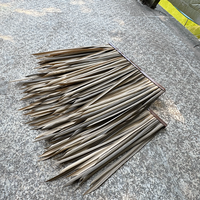 Tuiles de toit en chaume synthétique artificiel, tuiles en plastique résistantes à la chaleur pour les pavillons de jardin extérieurs et la décoration des temples