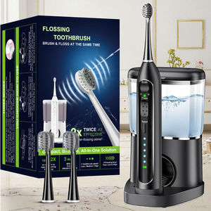 स्मार्ट आउटडोर और घरेलू इलेक्ट्रिक टूथब्रश पानी फ्लोसर 5 दबाव स्तर ip7 वाटरप्रूफ डिचेबल 500 मिली पानी की टंकी - Product Image 1