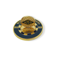 Pièces de monnaie magnétiques en métal personnalisées pour le golf, logo de balle de golf, marqueur de balle de golf personnalisé, pièces de monnaie de défi