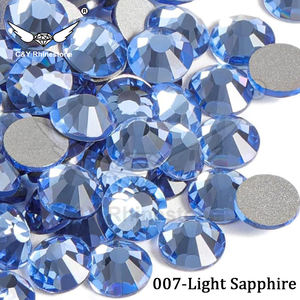 CY 007 Maquillage Saphir Clair Bleu <span class=keywords><strong>Strass</strong></span> Dos Plat Pierres de Cristal Embellissement pour Vêtements Nail Art <span class=keywords><strong>Strass</strong></span> Lâches - Product Image 2