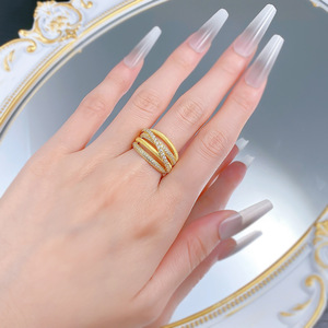 New S925 Silver Italian Brushing <strong>Craft</strong> Cross <strong>Ring</strong>, Old Money Style Finger <strong>Ring</strong>, Women's Light Luxury Wedding Jewelry - Product Image 4