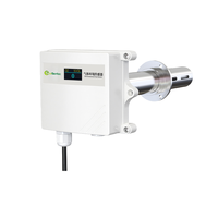 Sensores de Monitoreo de Gases Múltiples Ecosentec Digitales LED para Medición de Calidad del Aire Interior, Tipo de Montaje en Tubería con Brida, Transmisor de Gases