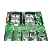 Carte mère d'ordinateur de haute qualité Dual Xeon E5 LGA2011-3 Single LAN 8 DDR4 SATA M-SATA 6 GPU PCI-E M.2 pour poste de travail