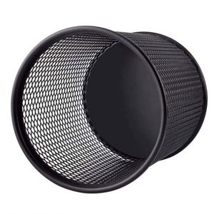 Round Mesh Pen Cup Metal Pencil Holder for Desk <b>Office</b> Pen Organizer - Product Image 2