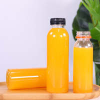 Bouteille plastique jetable en plastique PLA, 100ml, 250ml, 350ml, 500ml, contenant pour jus, 1 pièce, à emporter