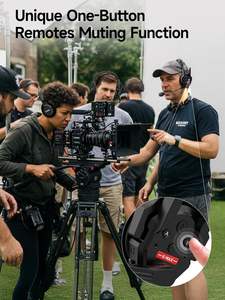 Système d'intercom sans fil SYNCO Xtalk XMax9, communication 2.4G, microphone de casque omnidirectionnel, réduction <span class=keywords><strong>du</strong></span> bruit, léger - Product Image 5