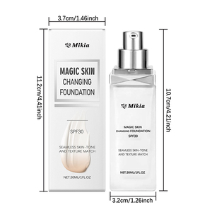 <span class=keywords><strong>Fond</strong></span> <span class=keywords><strong>de</strong></span> <span class=keywords><strong>Teint</strong></span> Marque Blanche OEM/ODM – <span class=keywords><strong>Teint</strong></span> Unifiant HD Végan Mat Longue Tenue Imperméable Éclaircissant avec Protection <span class=keywords><strong>Solaire</strong></span> 30ml - Product Image 6