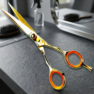 Ciseaux de coiffure professionnels ASAP en acier inoxydable, ciseaux de coupe de cheveux tranchants, ciseaux de salon de coiffure, couleur or rose - Product Image 5