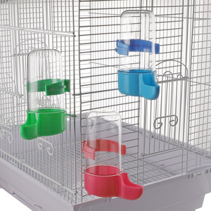 Großhandel Günstige 200ml Transparente Vögel Trinker Vogelkäfig Wasser brunnen Feeder Vogel bedarf Vogelkäfig Zubehör - Product Image 5