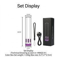 Detector de Luz Negra Profesional de 365nm para Verificación de Dinero Falso, Documentos de Identidad y Moneda, M5-10W, Recargable por USB, IP55