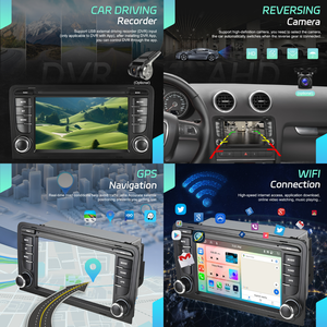 Podofo 7 "4 + 64/6 + 128GB cho <span class=keywords><strong>Audi</strong></span> A3/S3/RS3 Android đài phát thanh xe hơi không dây Carplay Android tự động âm thanh xe hơi autoradio GPS Wifi BT - Product Image 3