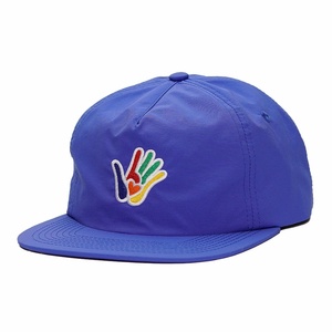 Casquettes Snapback en nylon non structurées à 5 panneaux personnalisées avec logo brodé en corde - Product Image 2