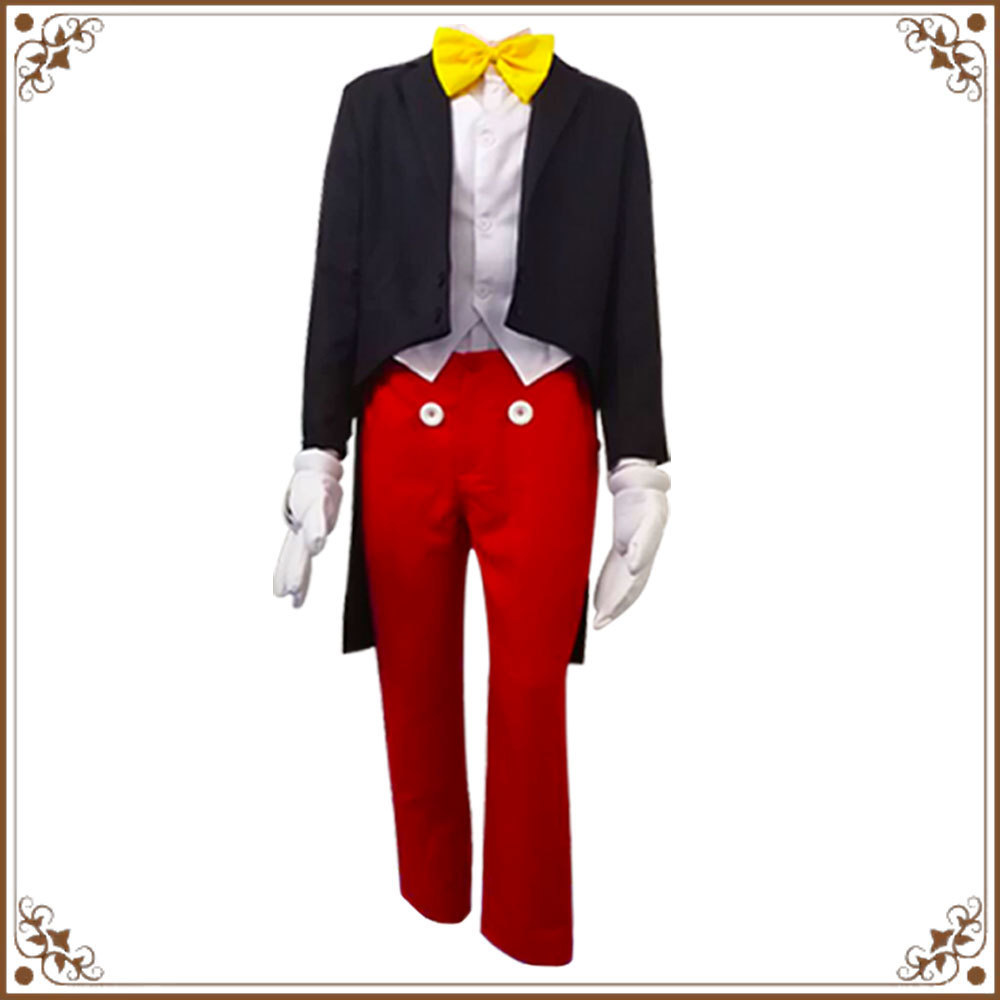Shirt vest bow-tie pants
