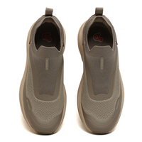 Chaussures de sport à enfiler unisexes pour hommes et femmes, respirantes, en tricot, à semelle épaisse et coussinée, pour la marche et la course en extérieur, neuves, prêtes à être expédiées