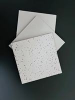 Plaques de plafond acoustiques modernes blanches 60x60 7mm en PVC perforé pour hôtels, intérieurs, panneaux muraux en plâtre en Trinité