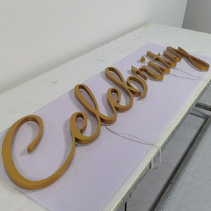 Produttore specializzato lettere luminose LED Mini acrilico resina epossidica lettere per insegne pubblicitarie logo del centro commerciale - Product Image 5