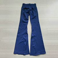 Pantalon de yoga évasé sans couture respirant pour femme, legging de course moulant rehausseur de fessier, pantalon de sport à jambe large à séchage rapide – Grande Vente