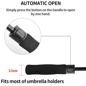 68 Inch Large Pongee Golf <b>Umbrella</b> Double Canopy OEM ODM with Logo <b>Windproof</b> Golf <b>Umbrellas</b> Wholesale Golf Event - Product Image 3